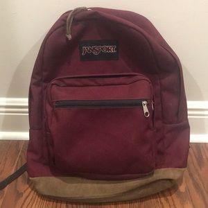 maroon Jansport backpack!
